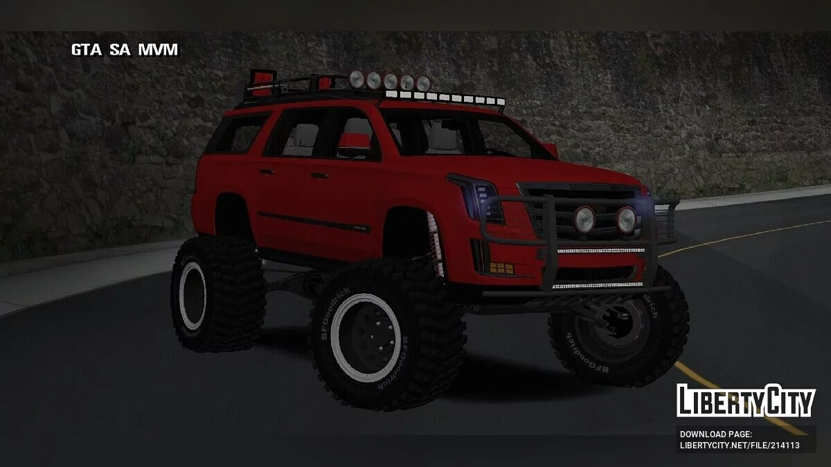 Cadillac Escalade Off Road Version One / GTA San Andreas (iOS, Android)