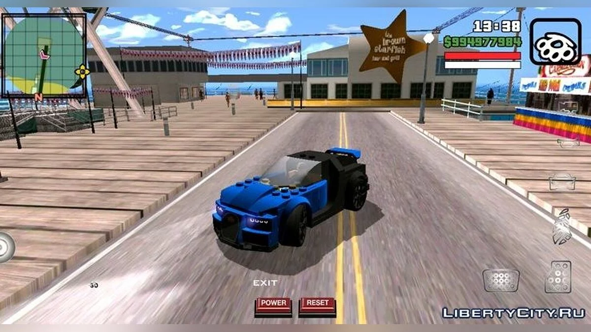 Две машины из Forza Horizon 4 (PC/Android) / GTA San Andreas (iOS, Android)