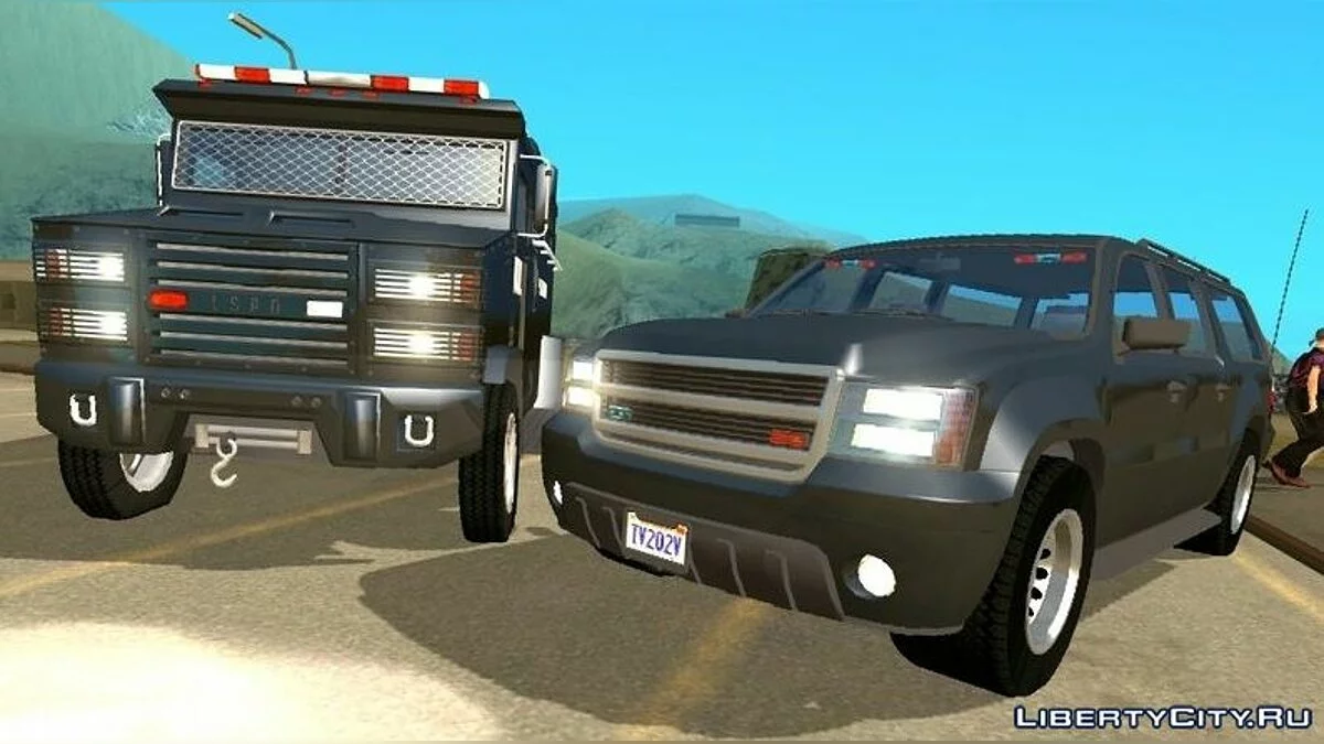 Сборник машин полиции из GTA 5 (только DFF) / GTA San Andreas (iOS, Android)