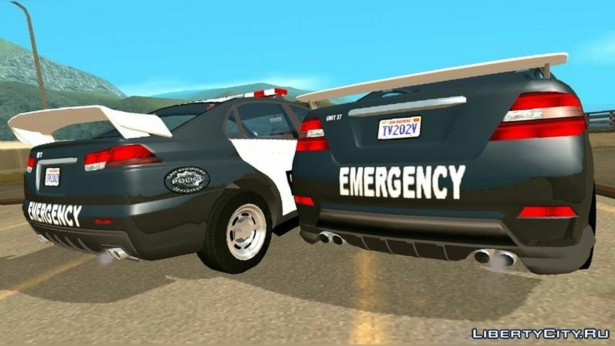 Сборник машин полиции из GTA 5 (только DFF) для GTA San Andreas (iOS, Android) - Картинка #2