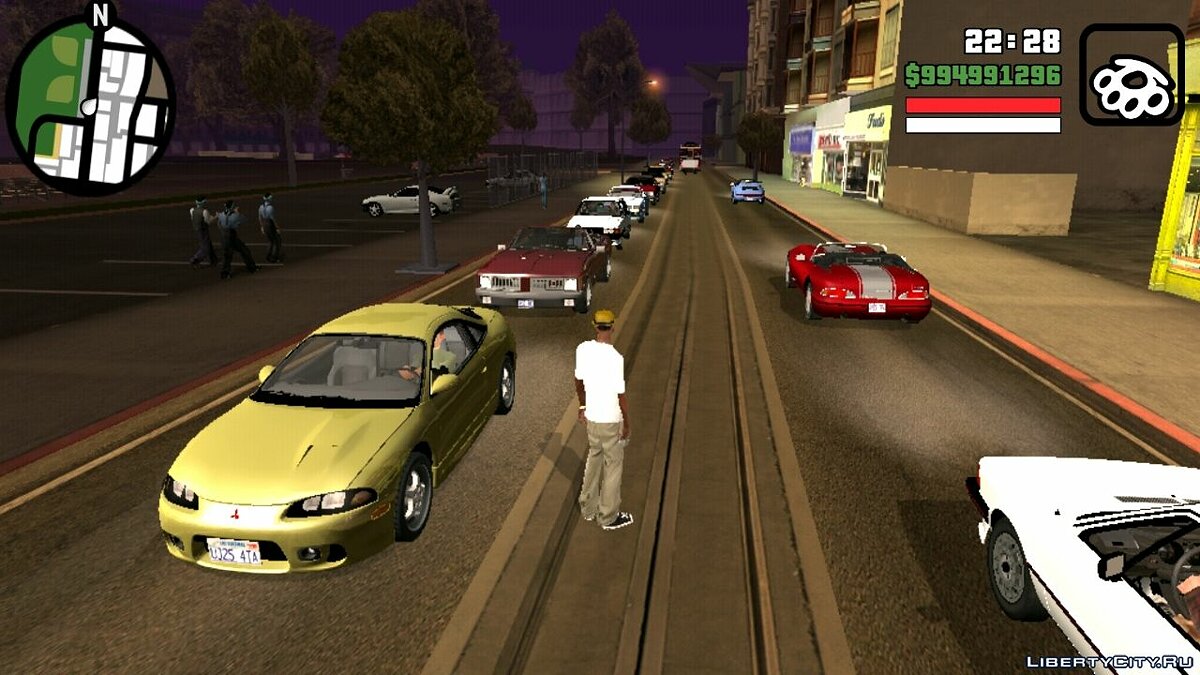 Скачать 90s Atmosphere Vehicles Pack Reborn for Mobile для GTA San Andreas  (iOS, Android)