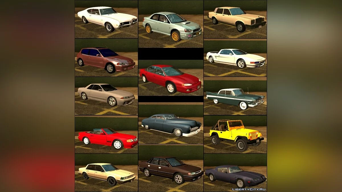90s Atmosphere Vehicles Pack Reborn for Mobile / GTA San Andreas (iOS, Android)