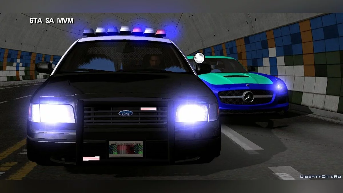 Ford Crown Victoria — пак автомобилей для 3-х штатов / GTA San Andreas (iOS, Android)