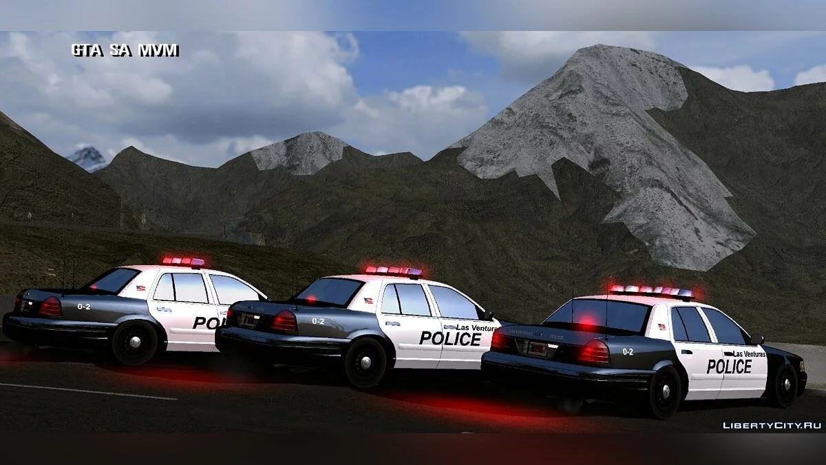 Ford Crown Victoria — пак автомобилей для 3-х штатов / GTA San Andreas (iOS, Android)