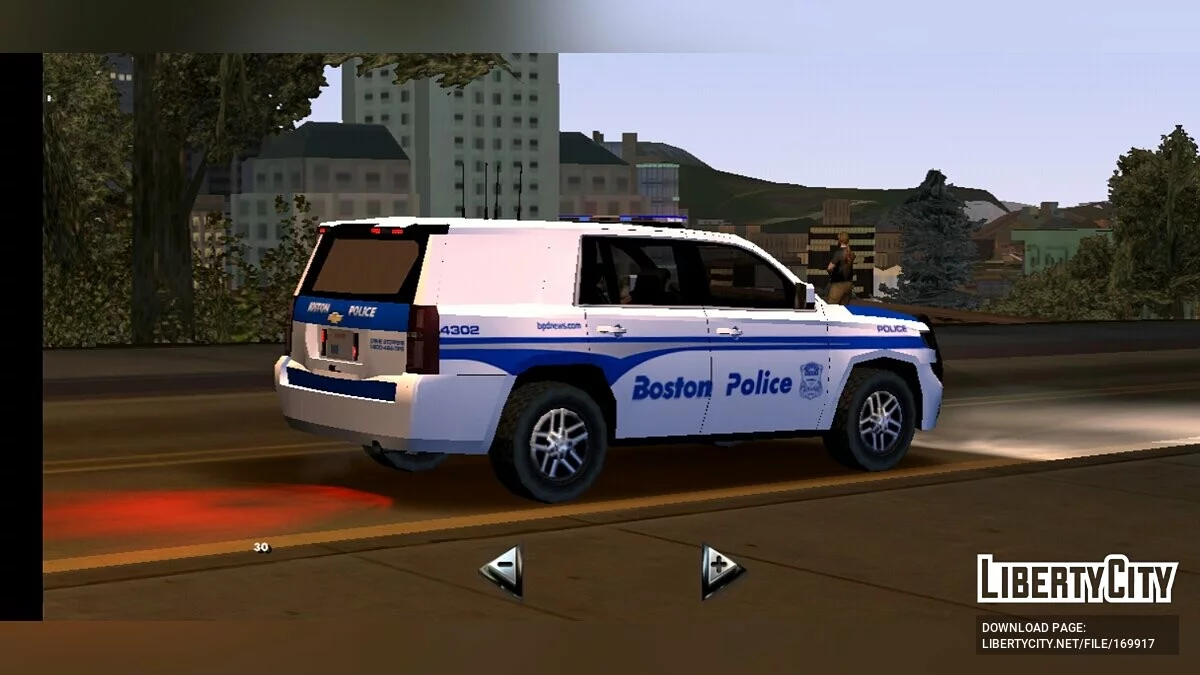 Сборник полицейских машин Бостона / GTA San Andreas (iOS, Android)