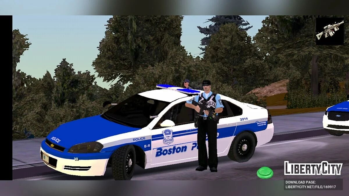 Сборник полицейских машин Бостона / GTA San Andreas (iOS, Android)
