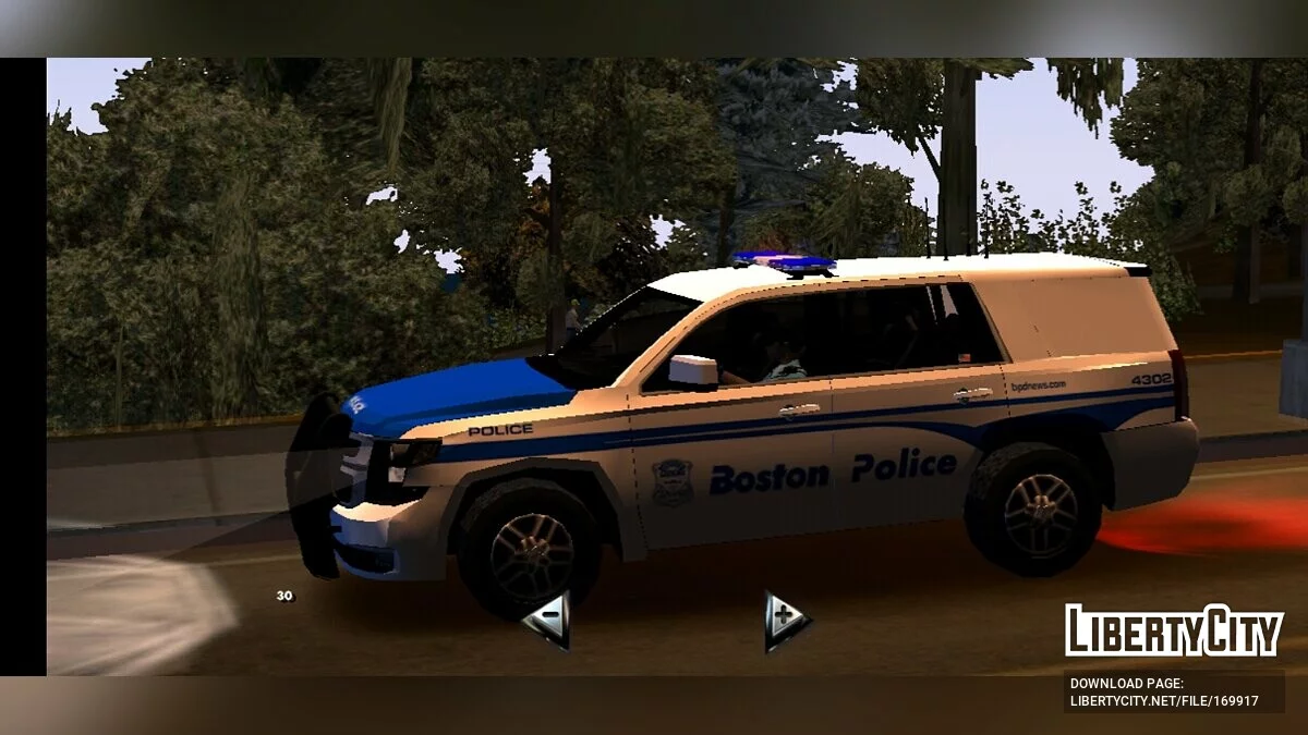 Сборник полицейских машин Бостона / GTA San Andreas (iOS, Android)