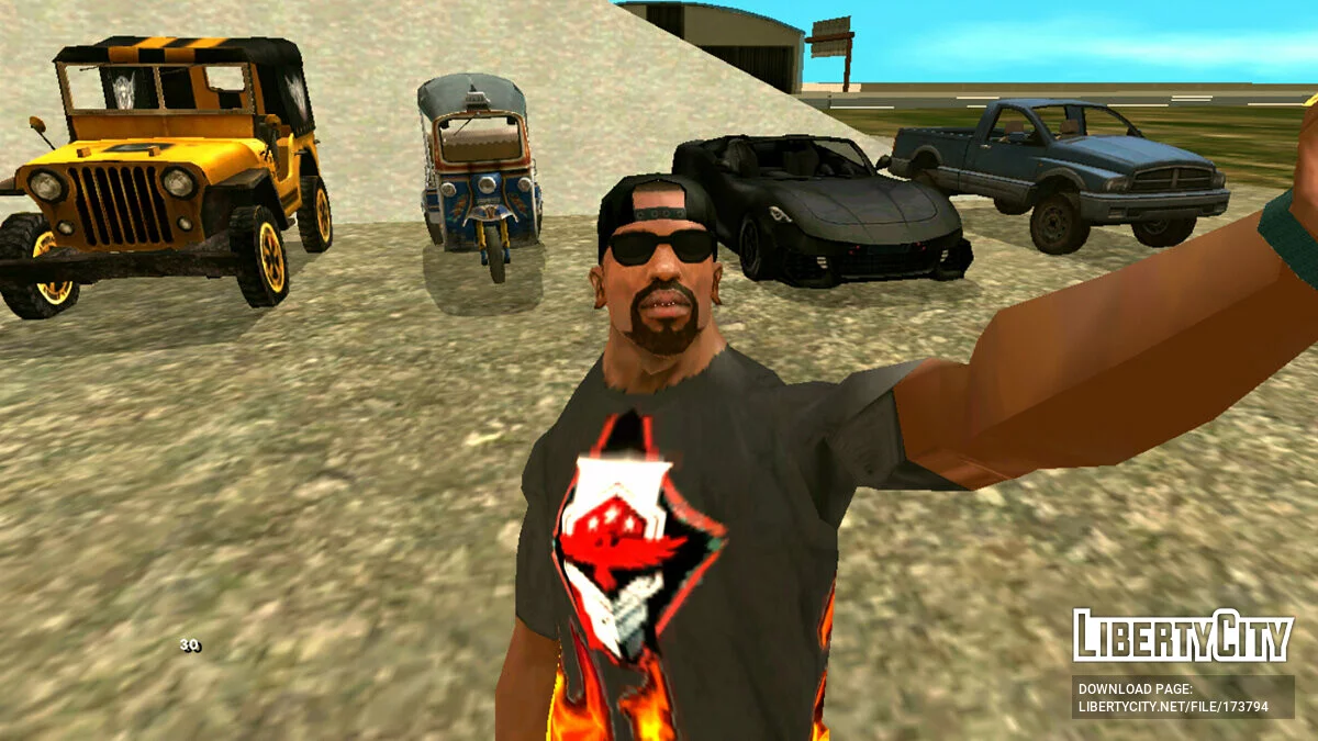 Сборник транспорта из Free Fire / GTA San Andreas (iOS, Android)