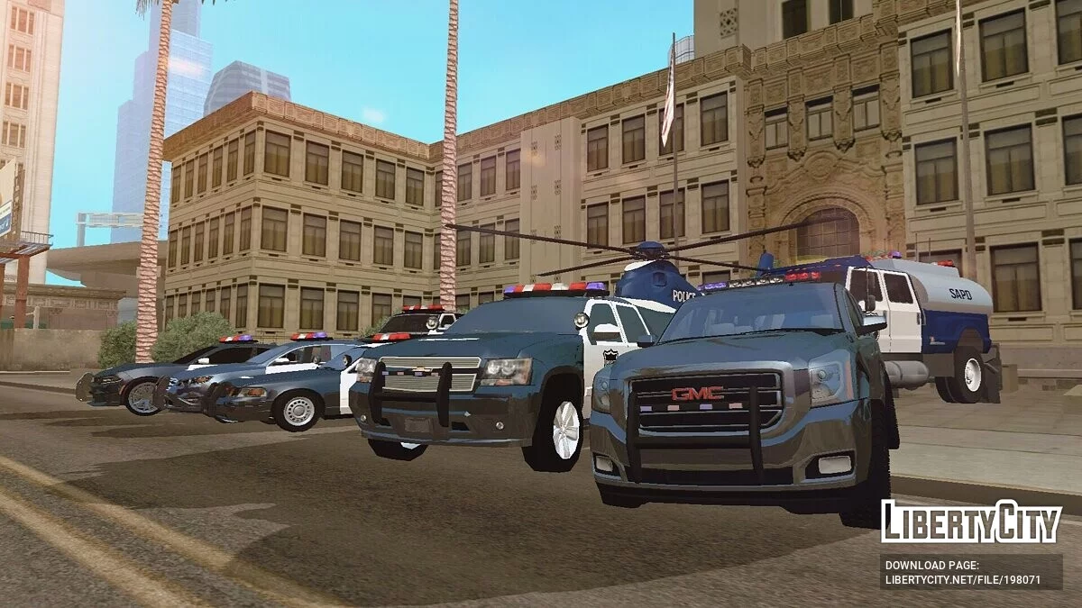 Набор полицейских машин (только DFF) / GTA San Andreas (iOS, Android)