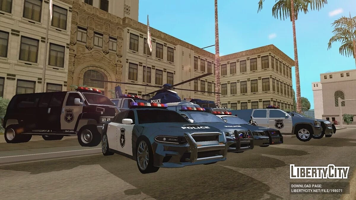 Набор полицейских машин (только DFF) / GTA San Andreas (iOS, Android)