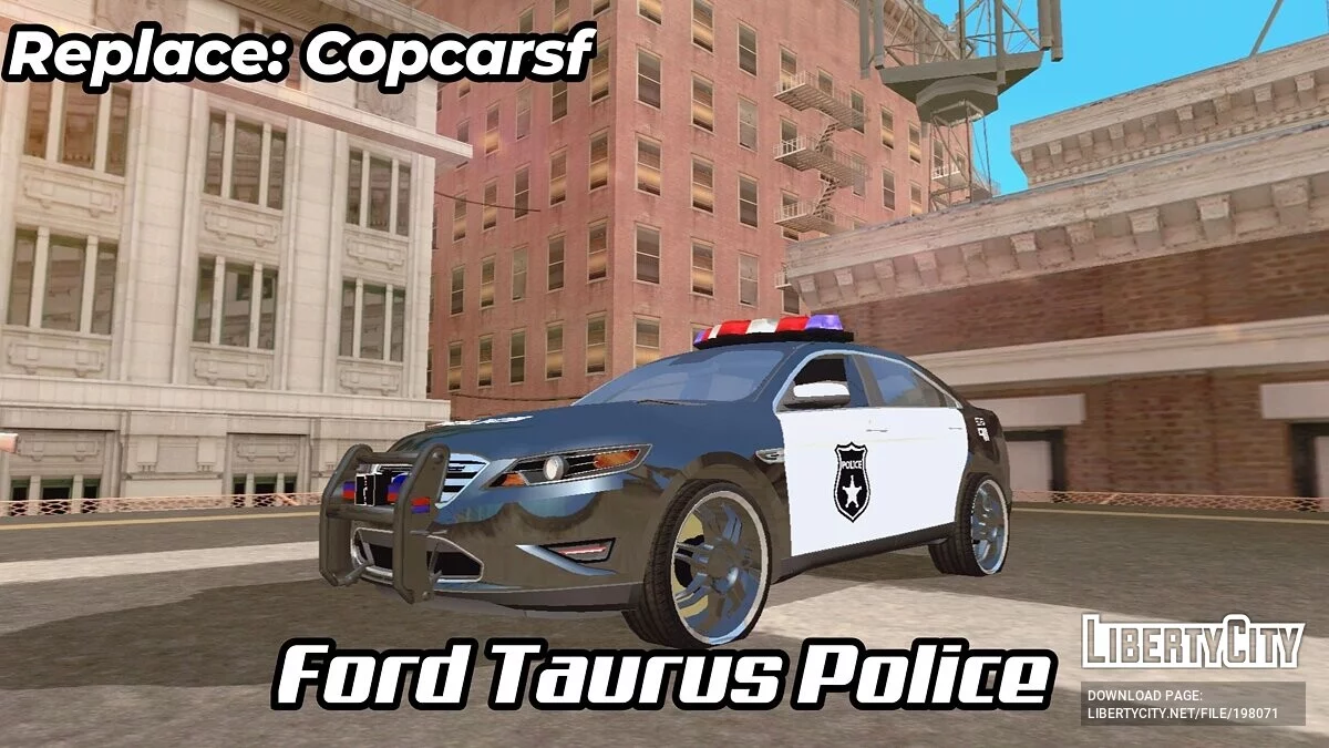 Набор полицейских машин (только DFF) / GTA San Andreas (iOS, Android)