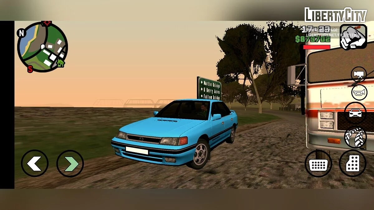 Сборник реальных машин из 90-х / GTA San Andreas (iOS, Android)