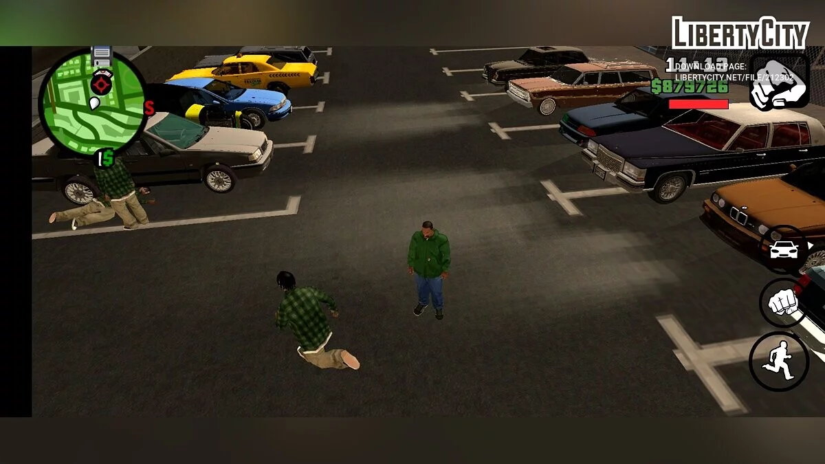 Сборник реальных машин из 90-х / GTA San Andreas (iOS, Android)