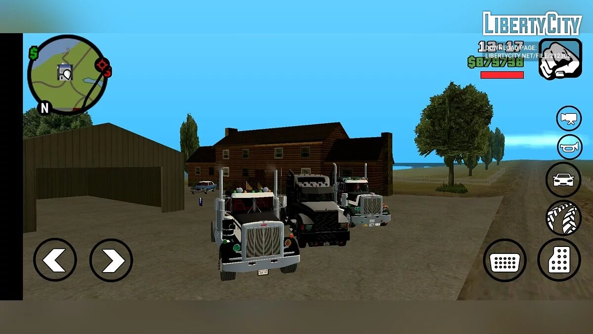 Сборник реальных машин из 90-х / GTA San Andreas (iOS, Android)