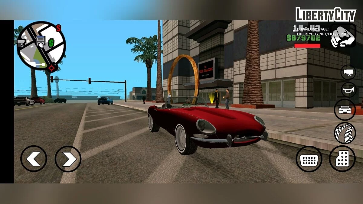 Сборник реальных машин из 90-х / GTA San Andreas (iOS, Android)