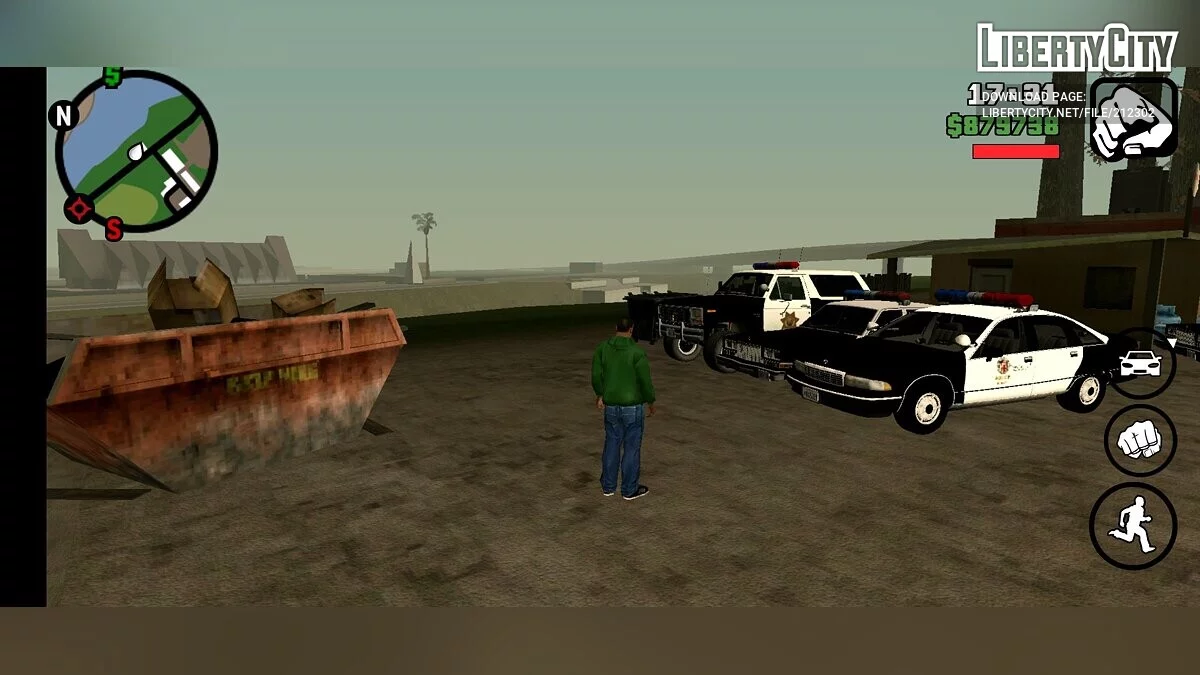 Сборник реальных машин из 90-х / GTA San Andreas (iOS, Android)