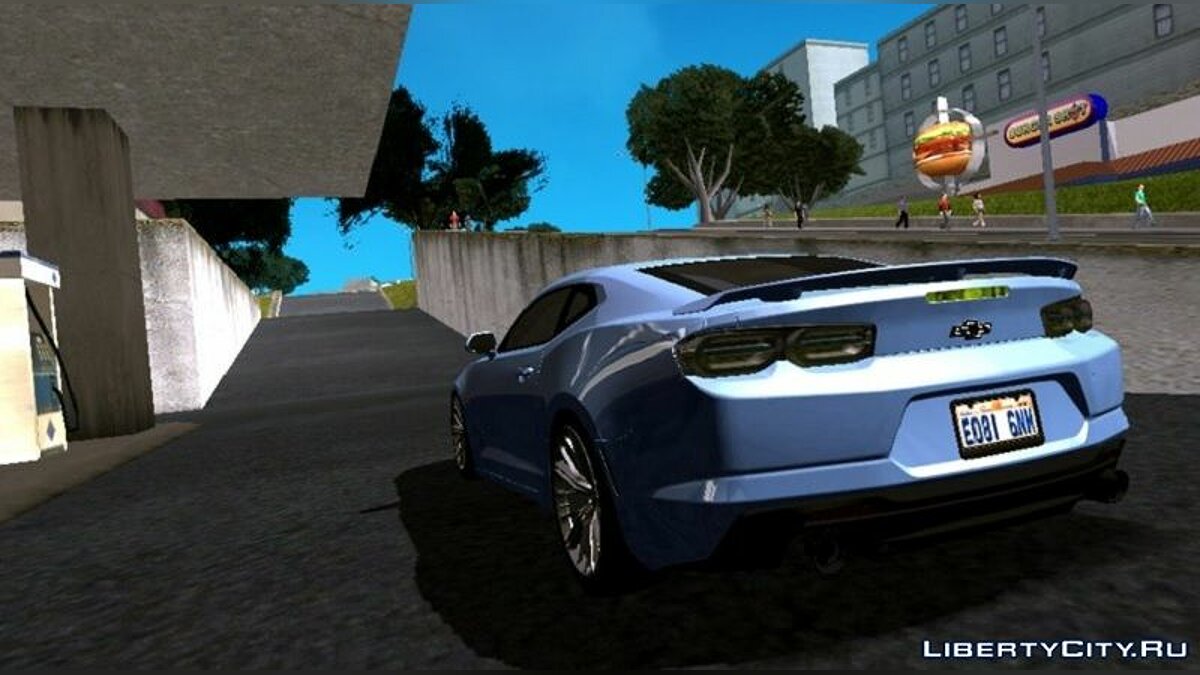 2020 Chevrolet Camaro SS для GTA San Andreas (iOS, Android) - Картинка #2