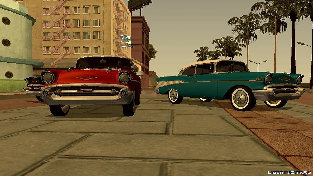 1957 Chevrolet Bel Air Sport Coupe (2454) / GTA San Andreas (iOS, Android)