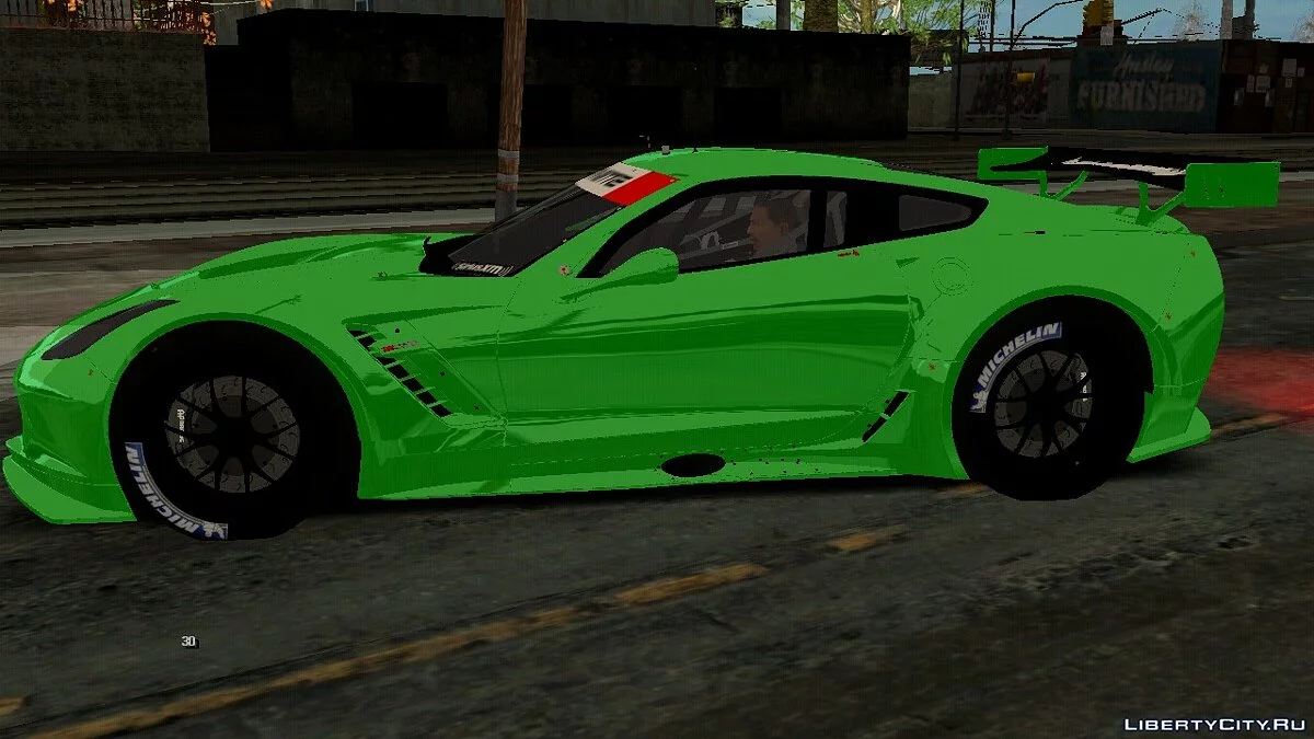 Chevrolet Corvette C7R GTE (PC и Mobile) / GTA San Andreas (iOS, Android)