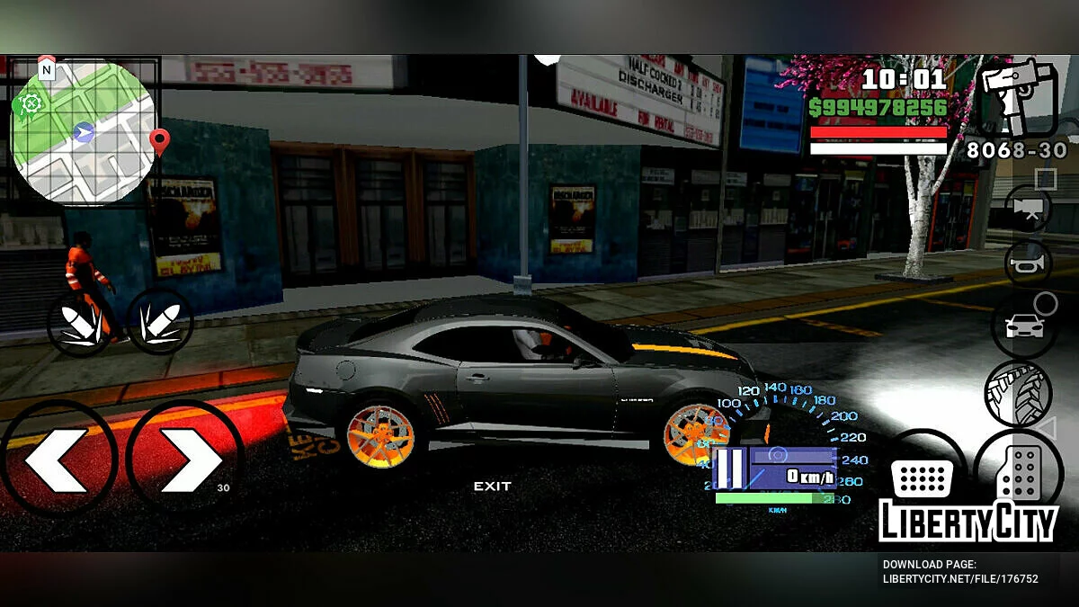 Chevrolet Camaro VR / GTA San Andreas (iOS, Android)