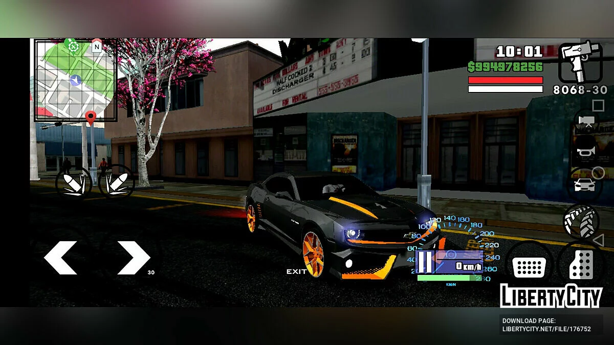 Chevrolet Camaro VR / GTA San Andreas (iOS, Android)