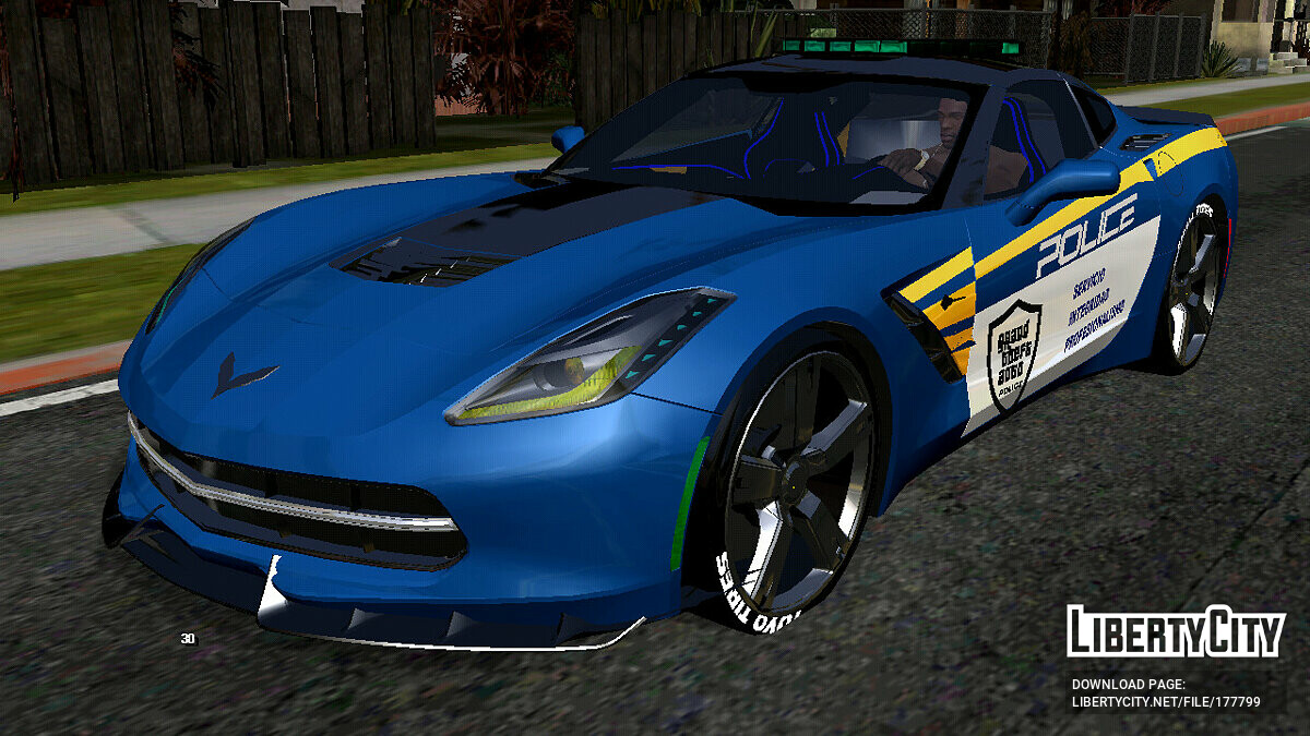 Chevrolet Corvette c7 Police