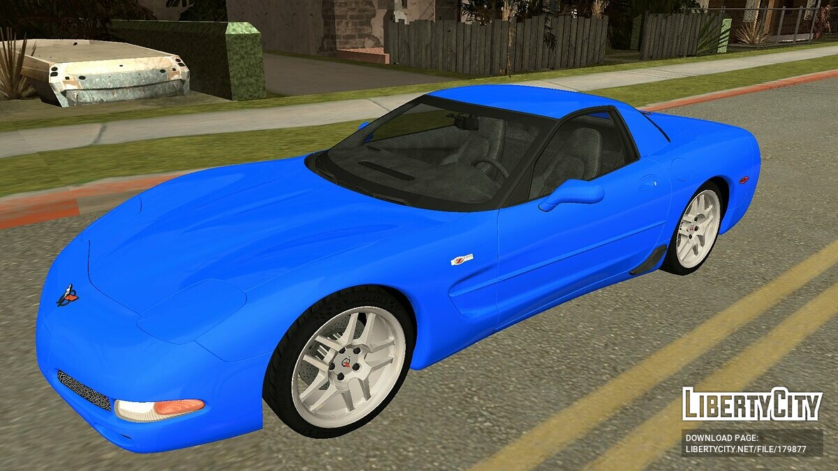 Скачать Chevrolet Corvette Z06 C5 2002 для GTA San Andreas (iOS, Android)