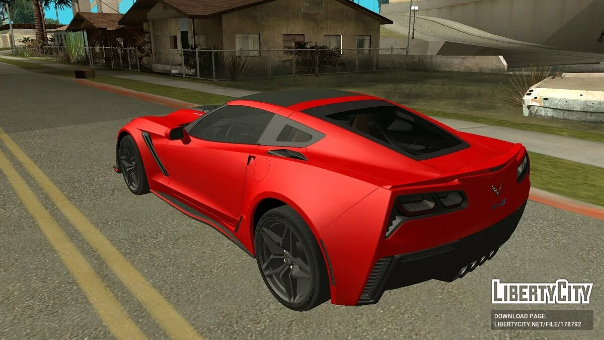 Chevrolet Corvette ZR1 2018 / GTA San Andreas (iOS, Android)