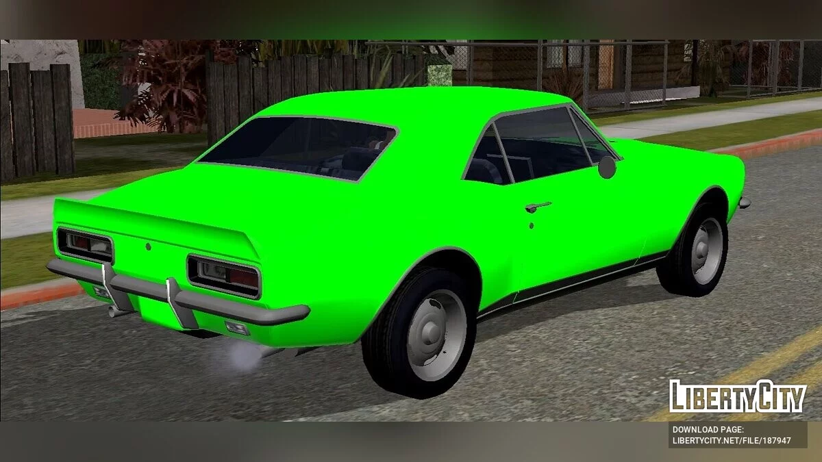 Chevrolet Camaro SS 1967 (только DFF) / GTA San Andreas (iOS, Android)