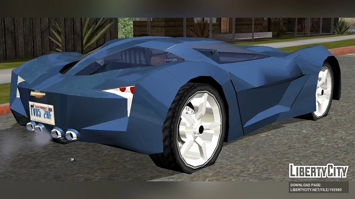 Chevrolet Corvette (Only DFF) / GTA San Andreas (iOS, Android)