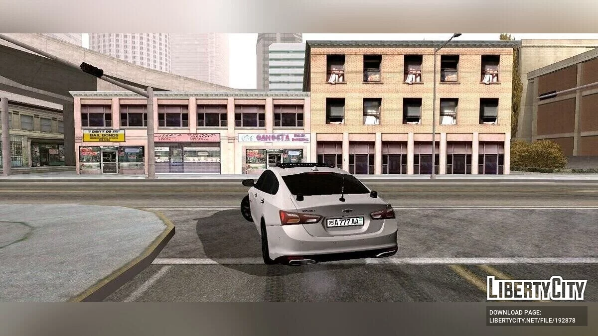 Chevrolet Malibu Black Tuninig / GTA San Andreas (iOS, Android)