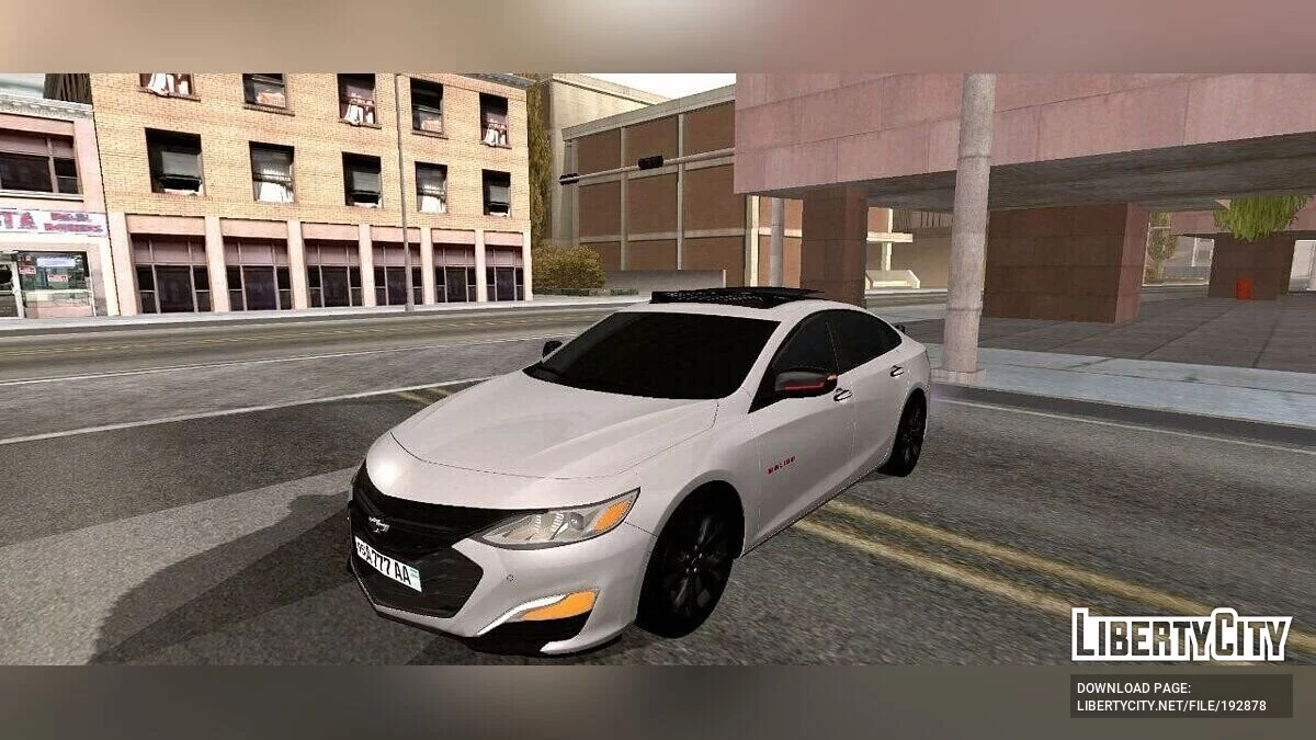 Chevrolet Malibu Black Tuninig / GTA San Andreas (iOS, Android)
