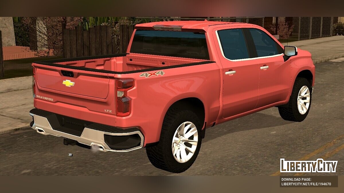 Скачать Chevrolet Silverado LTZ 2021 для GTA San Andreas (iOS, Android)