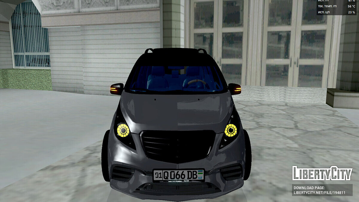 Скачать Chevrolet Spark 066 Tuning для GTA San Andreas (iOS, Android)