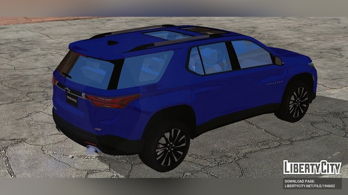 Скачать Chevrolet Traverse 2022 RS для GTA San Andreas (iOS, Android)