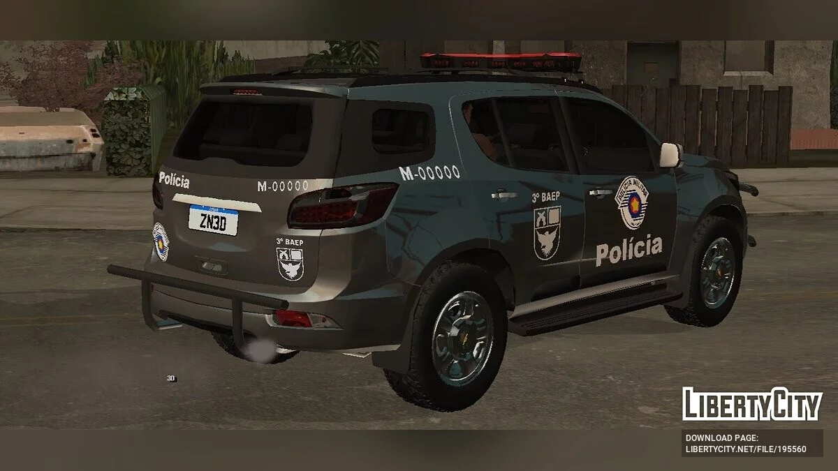 Chevrolet Police (только DFF) / GTA San Andreas (iOS, Android)