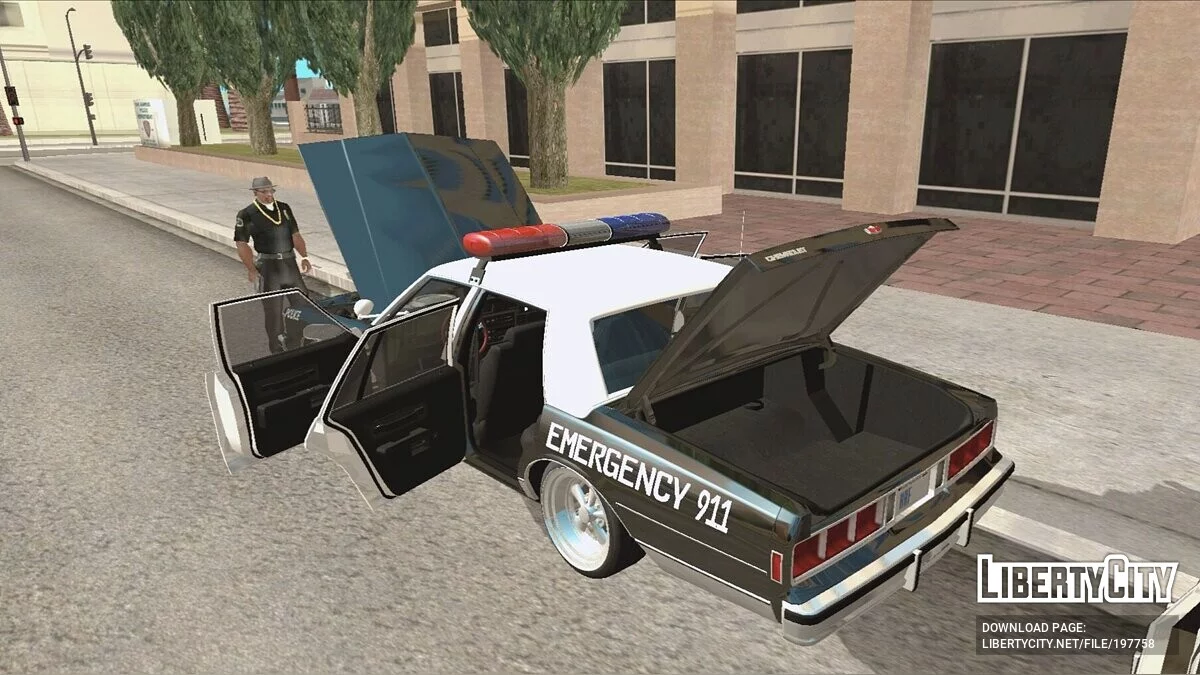 1987 Chevrolet Caprice POLICE (DFF Only) / GTA San Andreas (iOS, Android)
