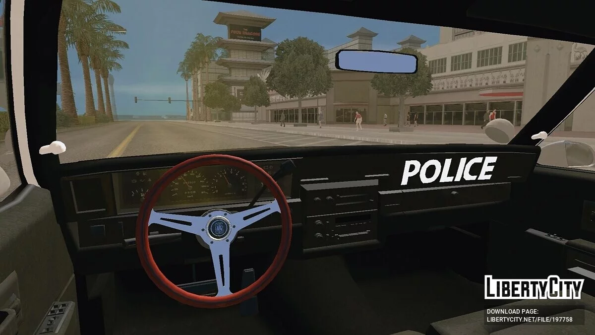 1987 Chevrolet Caprice POLICE (DFF Only) / GTA San Andreas (iOS, Android)