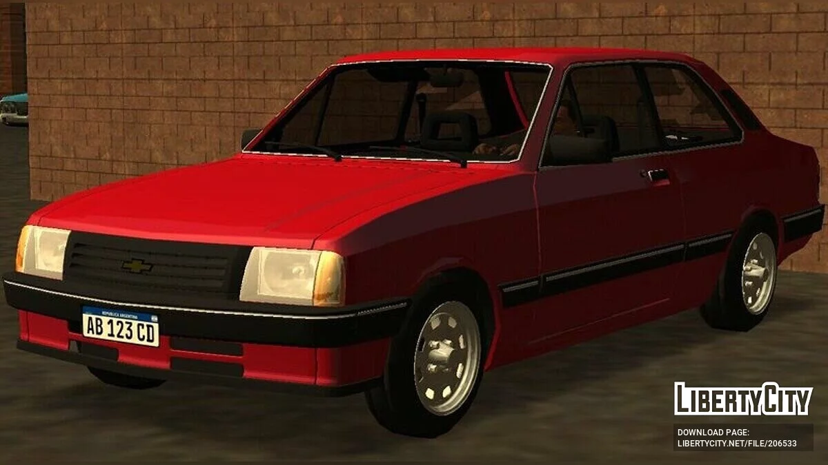 Chevrolet Chevette Argentina (только DFF) / GTA San Andreas (iOS, Android)