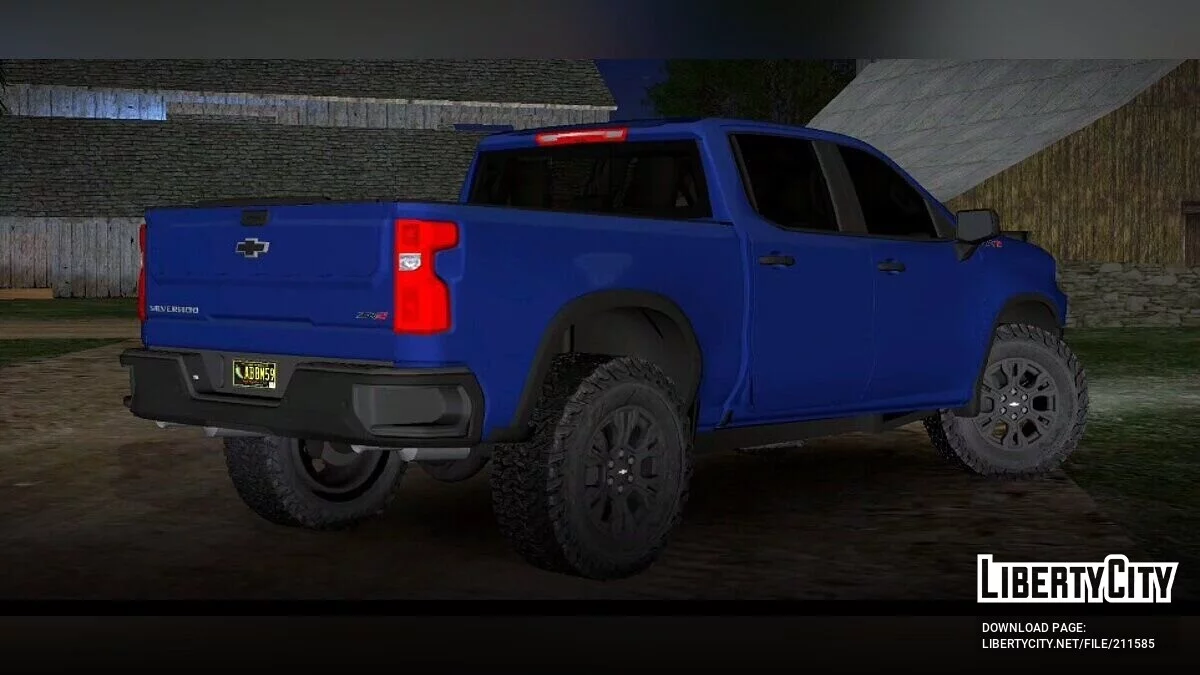 Chevrolet Silverado ZR2 2023 / GTA San Andreas (iOS, Android)