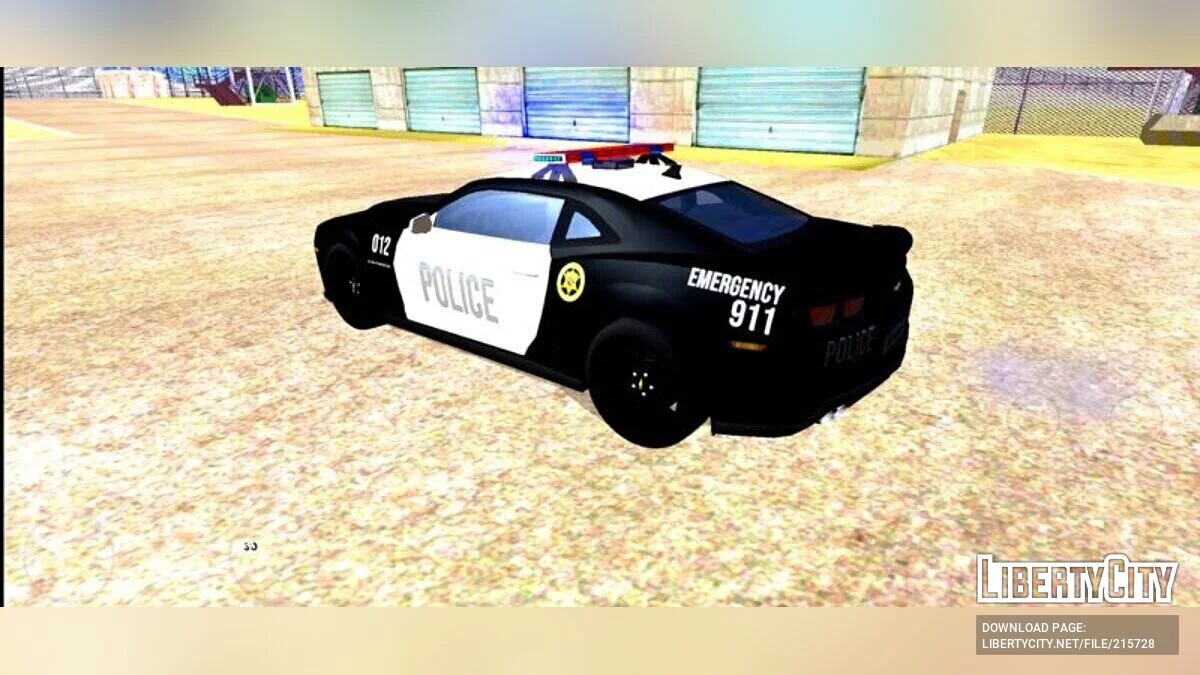 Chevrolet Camaro ZL1 - Полиция / GTA San Andreas (iOS, Android)
