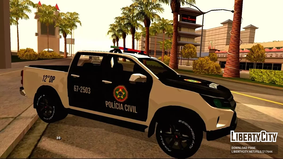 Chevrolet S10 2022 PCERJ / GTA San Andreas (iOS, Android)
