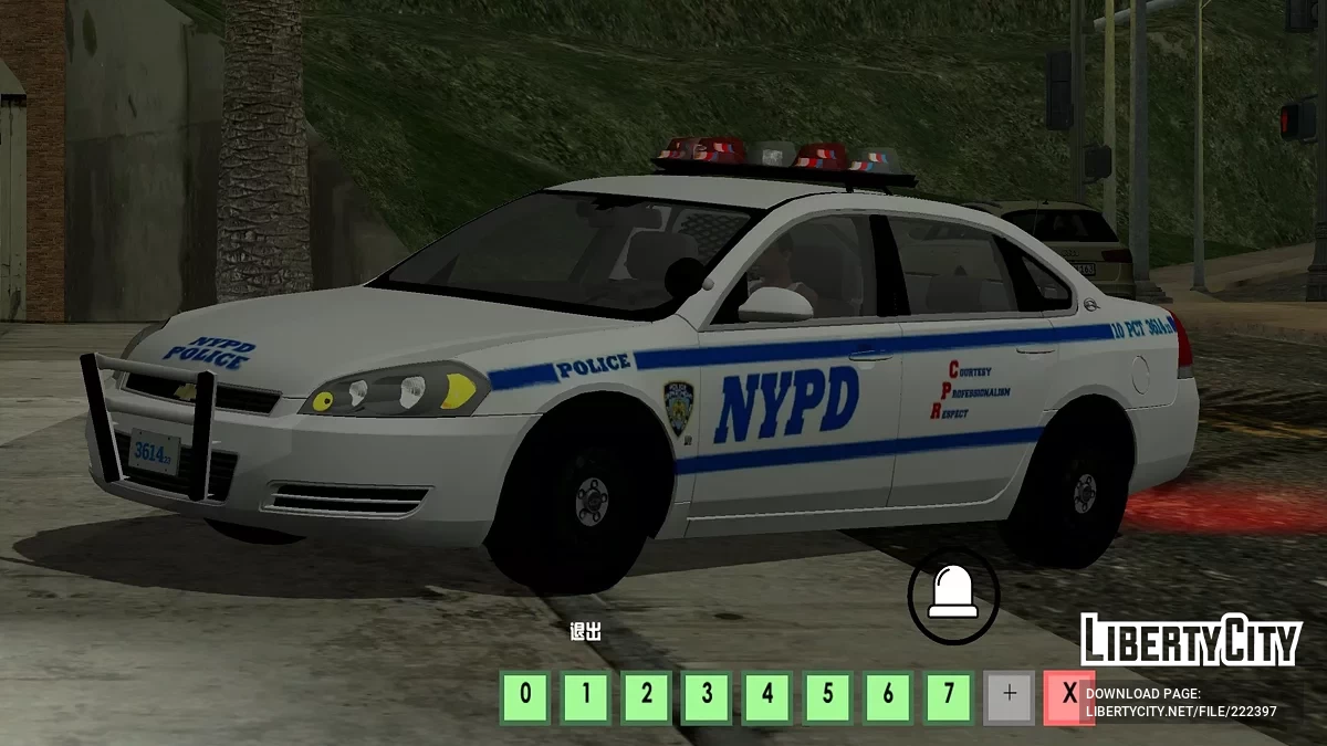 2012 Chevrolet Impala NYPDPCT / GTA San Andreas (iOS, Android)