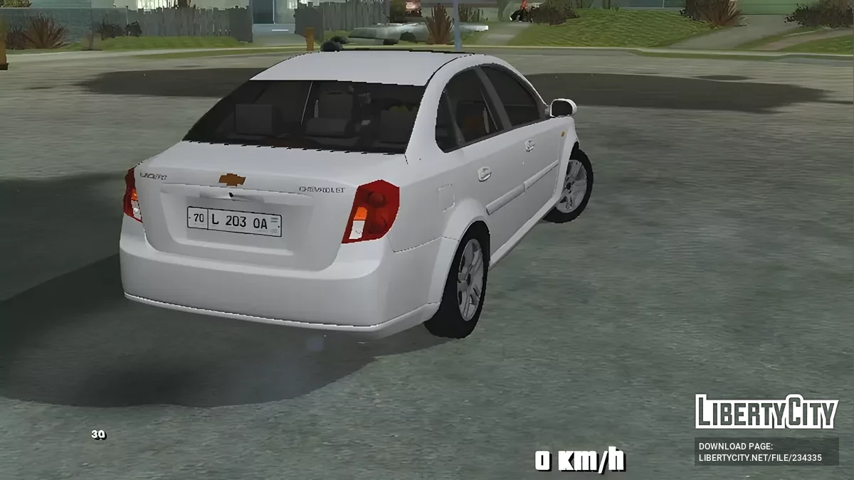 2005 Chevrolet Gentra Stock (Uzbek Sedan) / GTA San Andreas (iOS, Android)