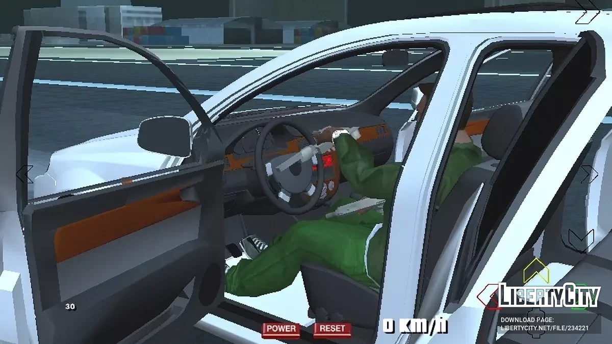 Chevrolet Gentra Oper (Uzbek Sedan) / GTA San Andreas (iOS, Android)