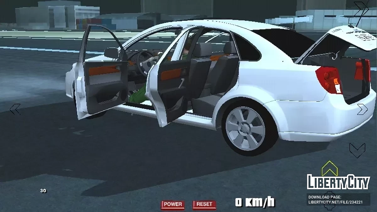 Chevrolet Gentra Oper (Uzbek Sedan) / GTA San Andreas (iOS, Android)