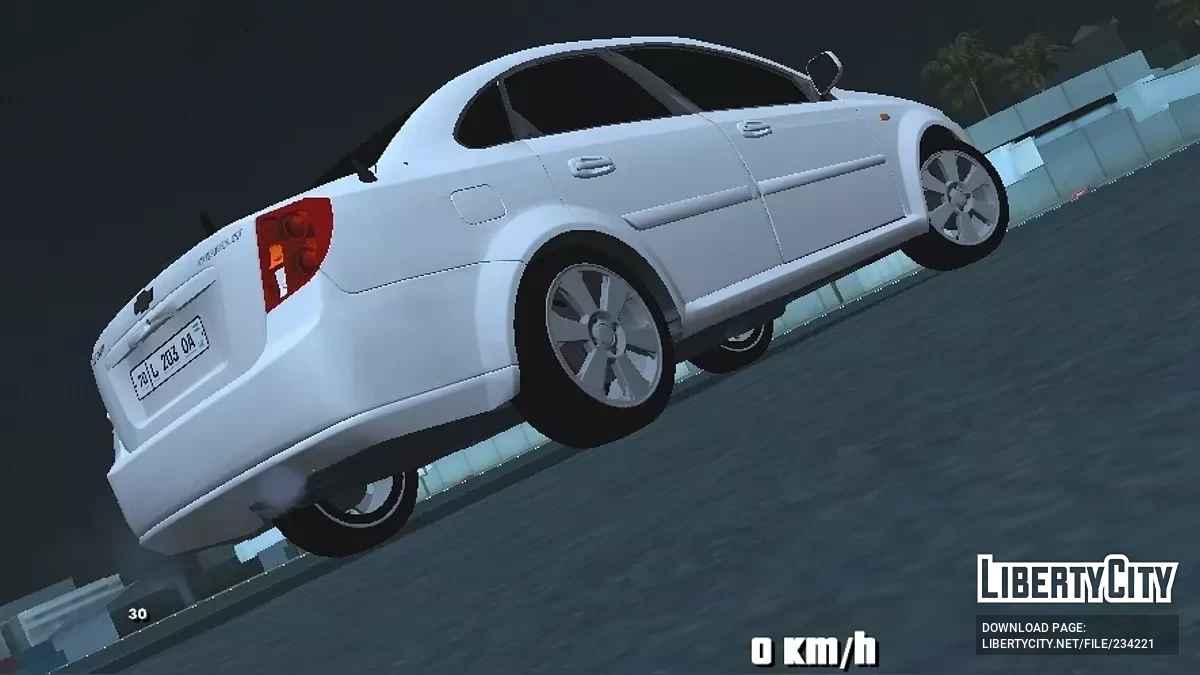 Chevrolet Gentra Oper (Uzbek Sedan) / GTA San Andreas (iOS, Android)
