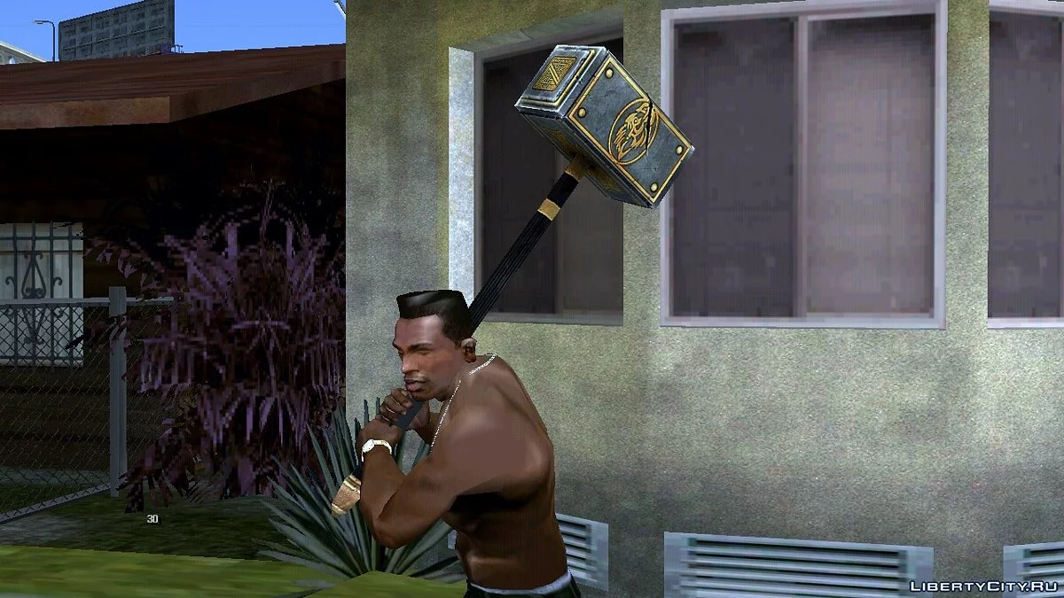 Молот Triple-H из WWE Immortals / GTA San Andreas (iOS, Android)