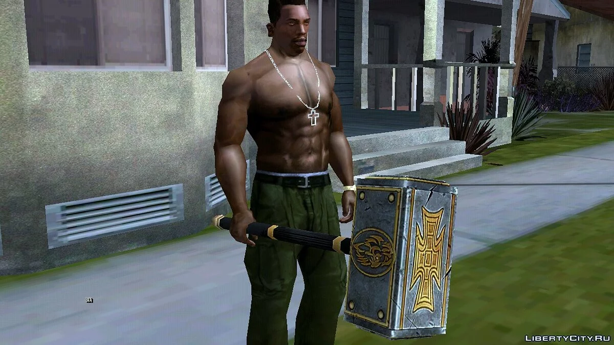 Молот Triple-H из WWE Immortals / GTA San Andreas (iOS, Android)
