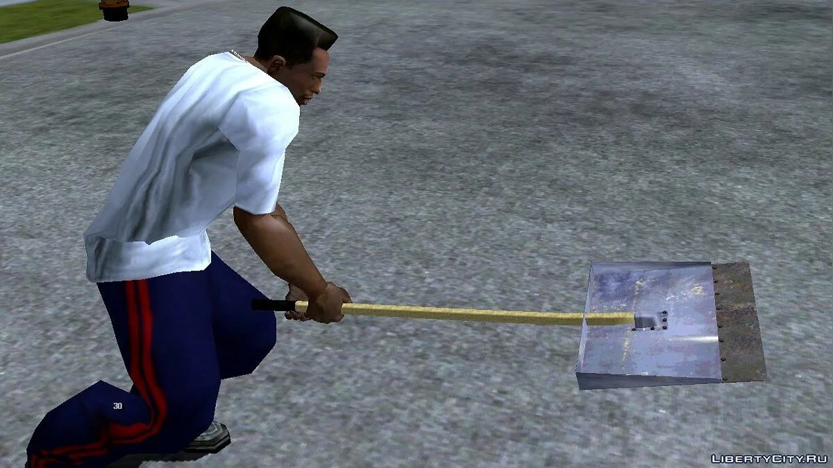 Лопата для уборки снега / GTA San Andreas (iOS, Android)